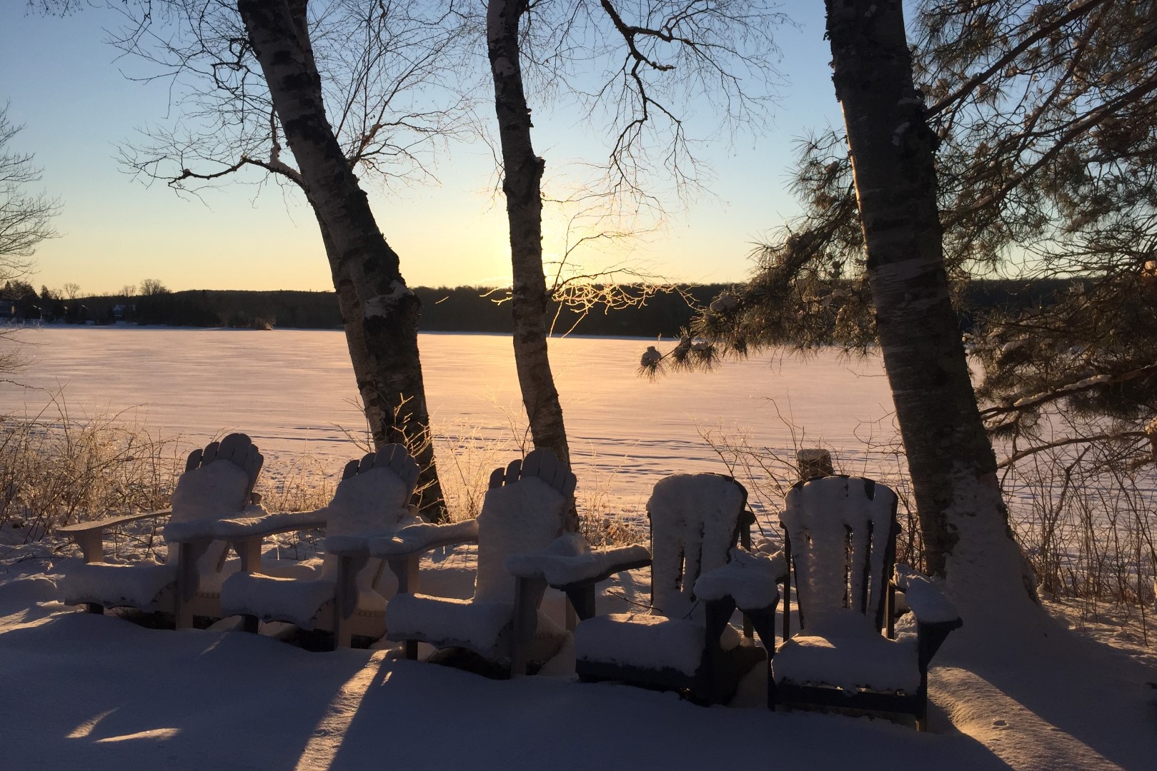 Lots of snow at Williams Landing